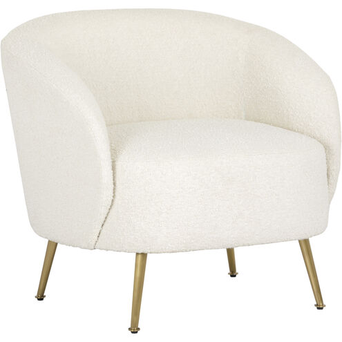 Clea Altro White Lounge Chair